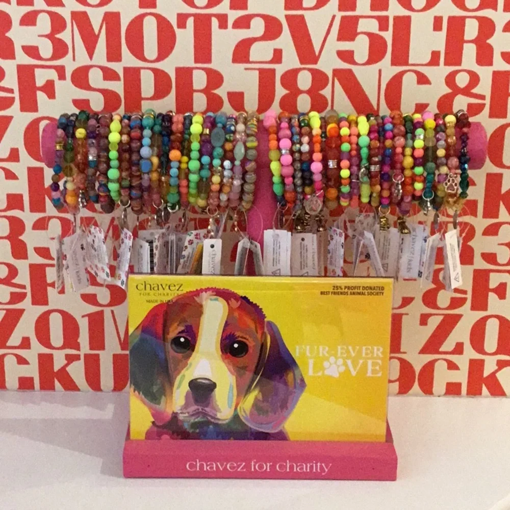 Chavez for Charity Dog Charm Bracelet, NWT